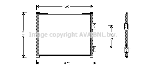 Condenser, air conditioning (FD5262)