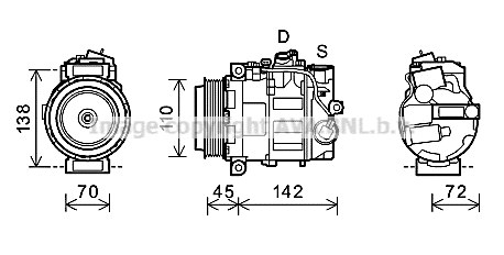 Compressor, air conditioning (MSK580)
