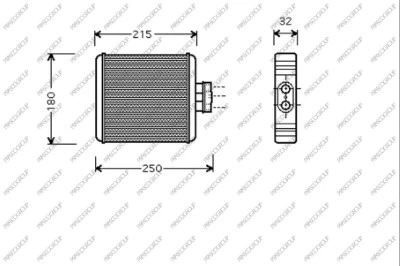 Heat Exchanger, interior heating (SK320H001)