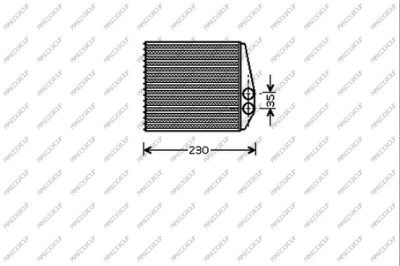 Heat Exchanger, interior heating (SA015H001)