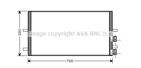 Condenser, air conditioning (FDA5407)