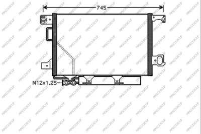 Condenser, air conditioning (ME026C003)