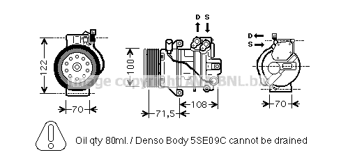 Compressor, air conditioning (MTAK249)