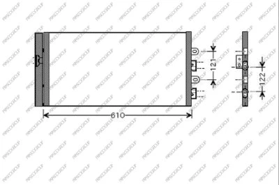 Condenser, air conditioning (FT340C002)