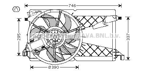 Fan, engine cooling (MZ7530)