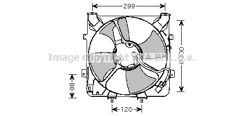 Fan, engine cooling (HD7522)