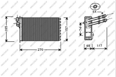Heat Exchanger, interior heating (AD016H005)