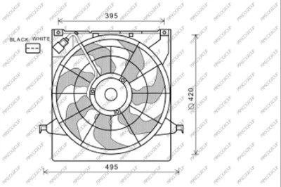 Fan, engine cooling (KI430F001)