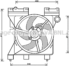 Fan, engine cooling (CN7547)