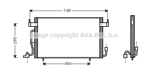 Condenser, air conditioning (CN5141)