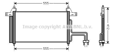 Condenser, air conditioning (FT5253D)