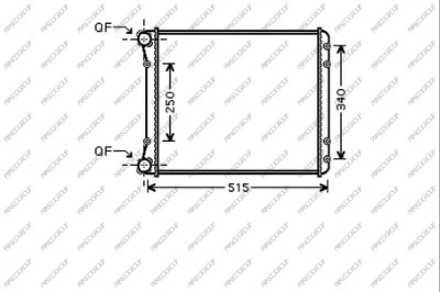 Radiator, engine cooling (AD302R002)