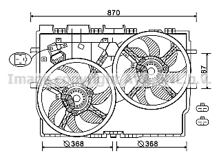 Fan, engine cooling (FT7585)