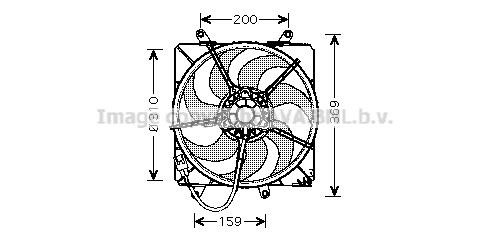 Fan, engine cooling (TO7506)