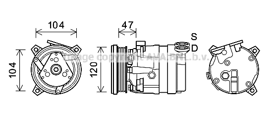 Compressor, air conditioning (CTK054)