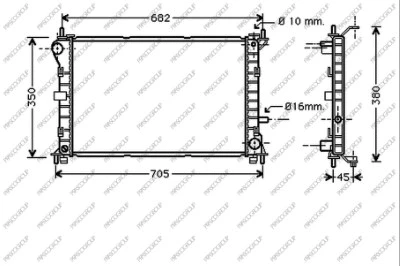 Radiator, engine cooling (FD420R003)