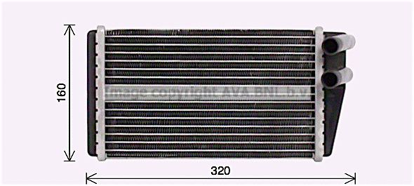 Heat Exchanger, interior heating (AU6233)