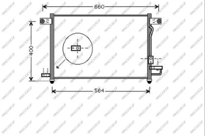Condenser, air conditioning (DW326C002)