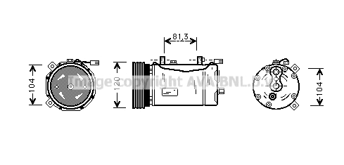 Compressor, air conditioning (VNAK172)