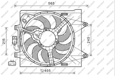Fan, engine cooling (FT124F004)