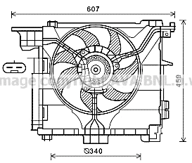 Fan, engine cooling (MC7507)