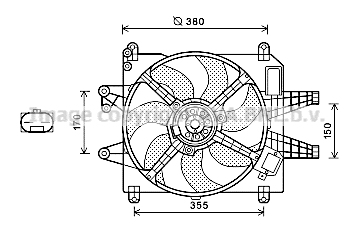 Fan, engine cooling (FT7576)