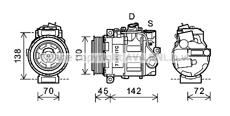 Compressor, air conditioning (MSAK615)