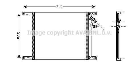 Condenser, air conditioning (DF5069)
