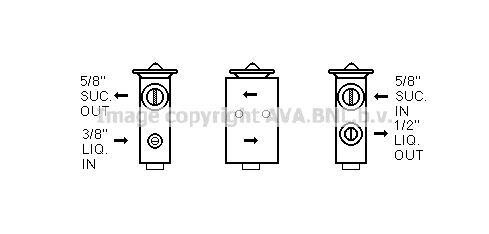 Expansion Valve, air conditioning (AG1005)