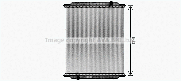 Radiator, engine cooling (MN2108N)