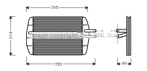 Heat Exchanger, interior heating (FD6216)