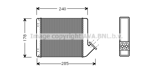 Heat Exchanger, interior heating (CN6031)