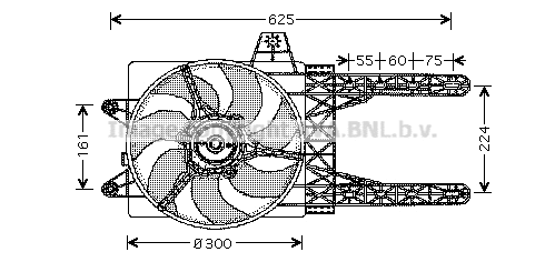 Fan, engine cooling (FT7285)