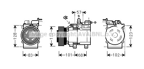 Compressor, air conditioning (HYAK123)