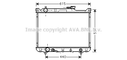 Radiator, engine cooling (SZ2073)