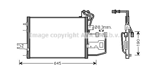 Condenser, air conditioning (SA5015)