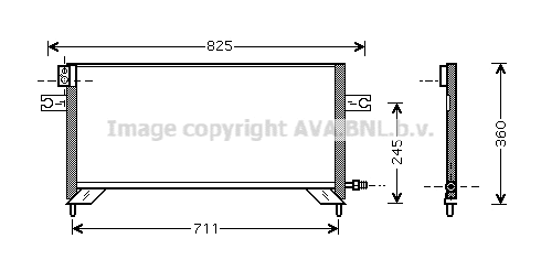 Condenser, air conditioning (DN5204)