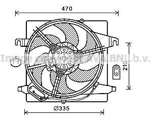 Fan, engine cooling (FD7567)