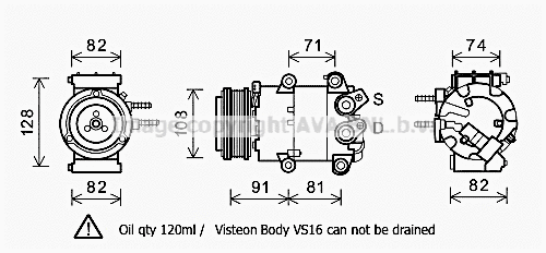 Compressor, air conditioning (FDK498)