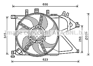 Fan, engine cooling (OL7660)
