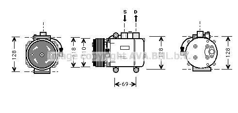 Compressor, air conditioning (FDK045)