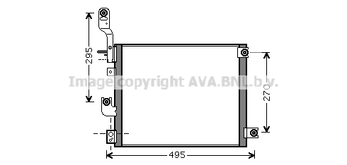 Condenser, air conditioning (HY5194)