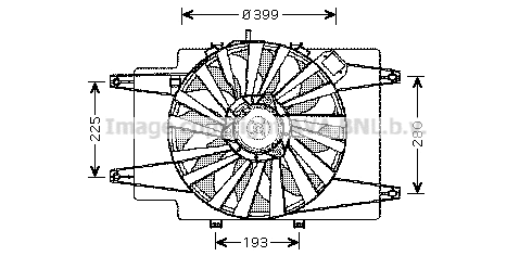 Fan, engine cooling (AL7505)