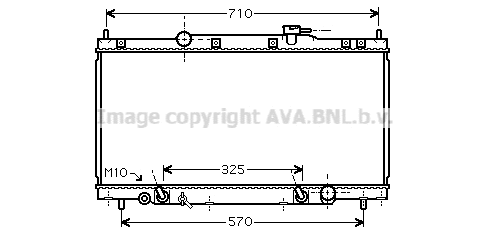 Radiator, engine cooling (HD2212)