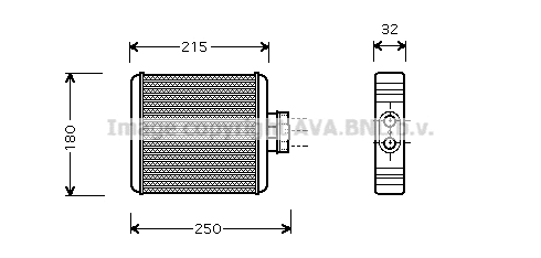 Heat Exchanger, interior heating (VN6196)