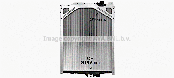 Radiator, engine cooling (VL2113)