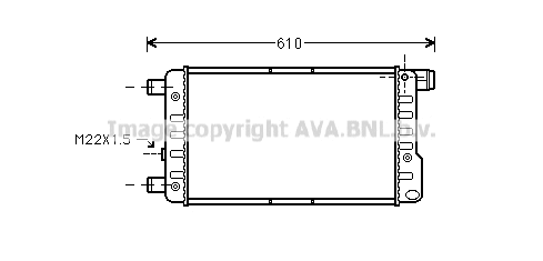 Radiator, engine cooling (FTA2115)