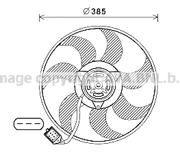 Fan, engine cooling (OL7670)