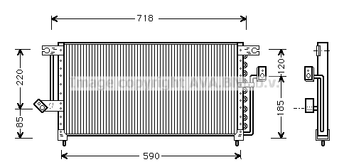 Condenser, air conditioning (MT5098)
