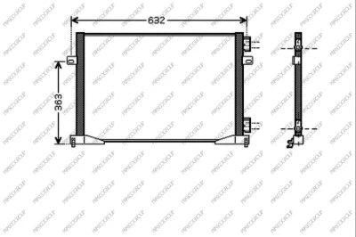Condenser, air conditioning (DS950C003)